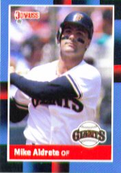 1988 Donruss Baseball Cards    362     Mike Aldrete